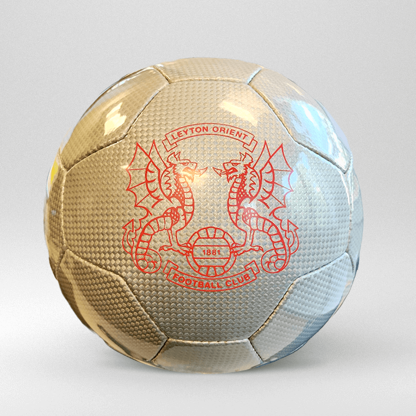 Size 5 Custom Silver METALLIC Football PVC