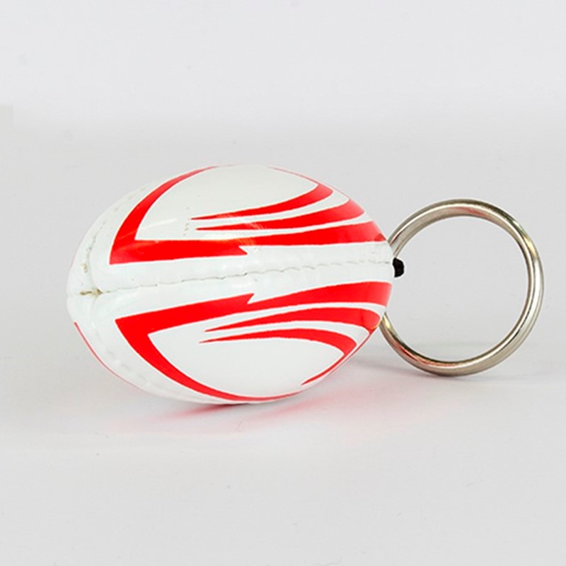 Rugby sales ball keychain