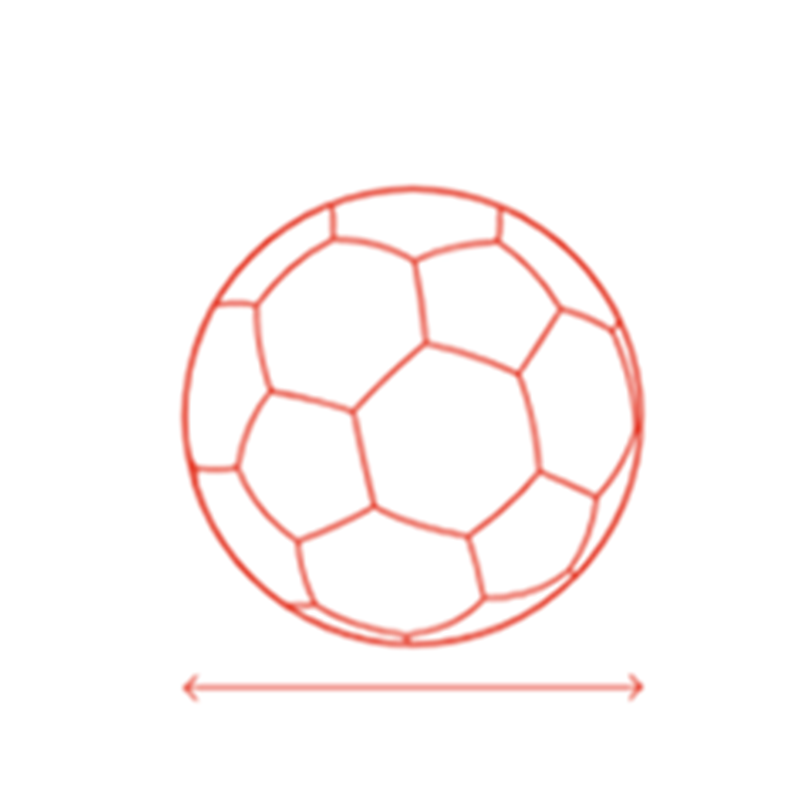Football Pattern Size Custom Footballs | By JUST BALLS