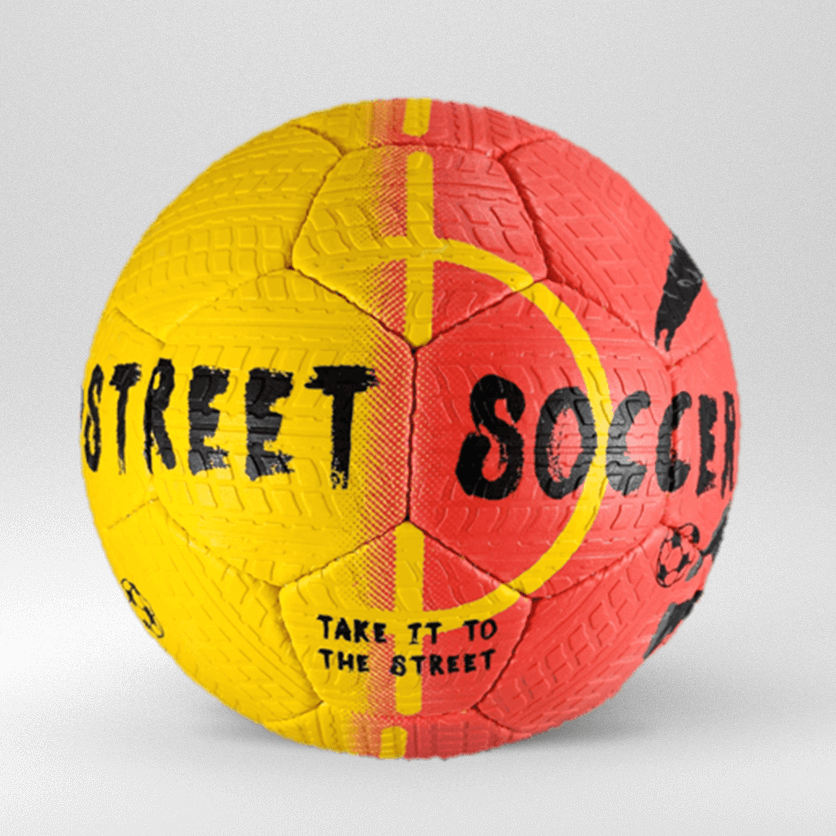 Rubber Tyre Effect Custom Printed Football